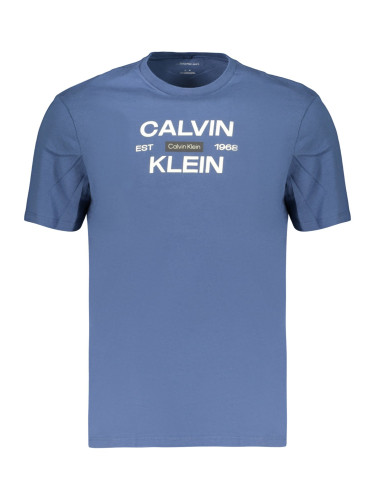 Мъжка тениска с къс ръкав Calvin Klein, синя