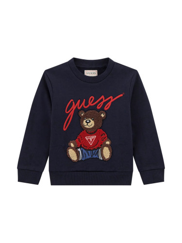 Бебешка блуза в тъмносин цвят Guess