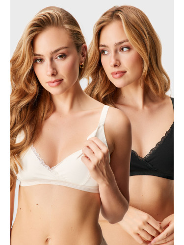 2PACK сутиени за кърмачки Amora