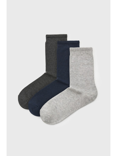 3PACK бамбукови чорапи Hugh по-дълги