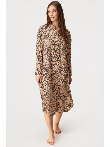 Дамска нощница DKNY Manhattan Chic дълга