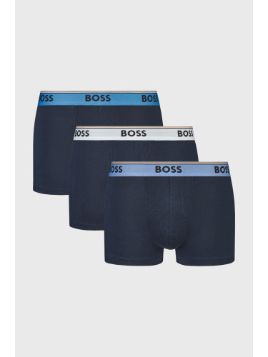 3PACK памучни боксерки BOSS Powder