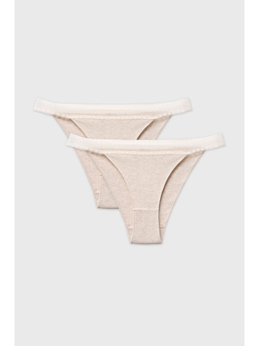 2PACK класически бикини Sloggi Go Ribbed Organic