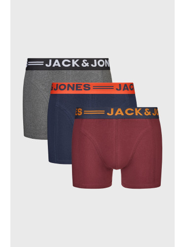 3PACK памучни боксерки JACK AND JONES Jaclichfield
