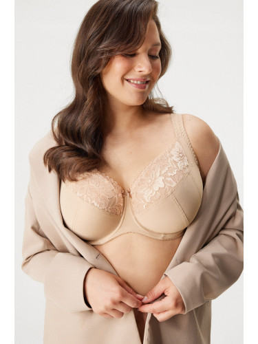 Смаляващ сутиен Omena Beige неподплатен
