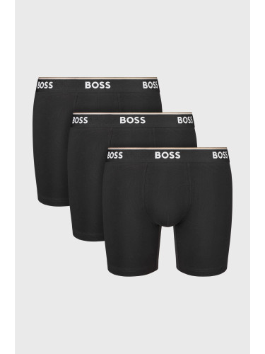 3PACK памучни боксерки BOSS Power Long