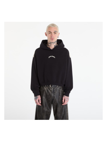 Суитшърт Palm Angels Curved Logo Loose Crop Hoodie Black/ Tofu XS