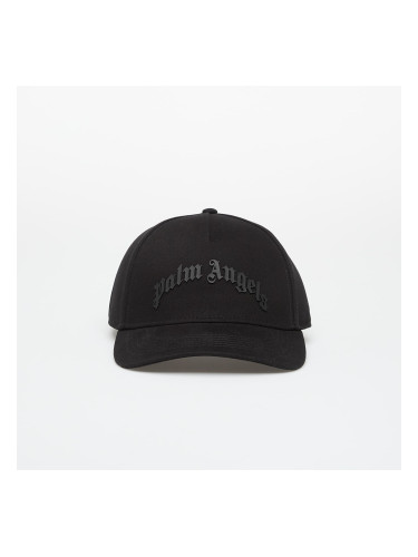 Шапка Palm Angels Curved Logo Tonal Cap Black/ Black Universal