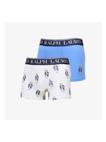 Боксерки Ralph Lauren Trunk Gb 2-Pack White/ Blue M