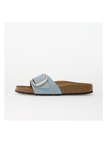 Birkenstock Madrid Big Buckle Nubuck Leather Women Baby Blue 37