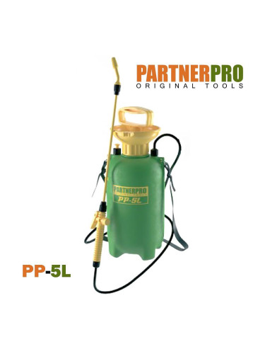 Пръскачка ръчна, градинска, раменна, PARTNER Pro PP-5L, 5 л, 2.4-3.1 bar