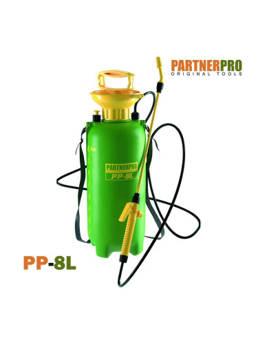 Пръскачка ръчна, градинска, раменна, PARTNER Pro PP-8L, 8 л, 2.4-3.1 bar