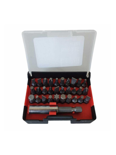 Битове с магнитен държач 31 части, PH/PZ/SL/T, 1/4", ROTOR RDS31