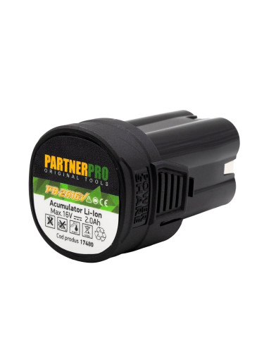 Батерия акумулаторна Li-Ion 16V, 2Ah, PARTNERPRO PB-2A16V 16/2