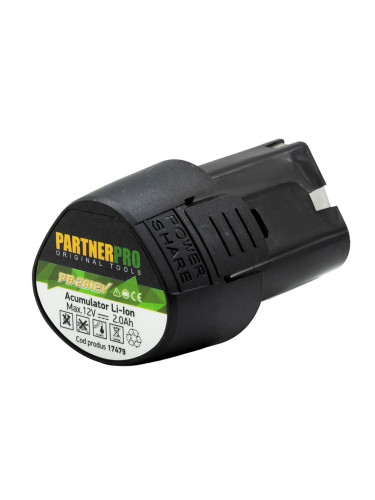 Батерия акумулаторна Li-Ion 12V, 2Ah, PARTNERPRO PB-2A12V 12/2