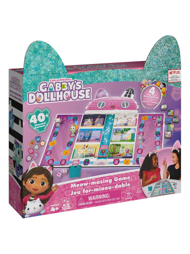  Настолна игра Gabby's Dollhouse - детска
