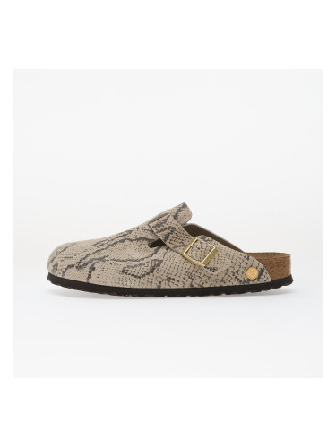 Birkenstock Boston Print LEVE Snake Oyster 39