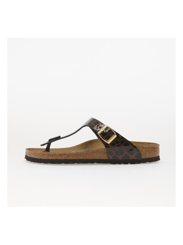 Birkenstock Gizeh LEN Emboss Leather Black 36