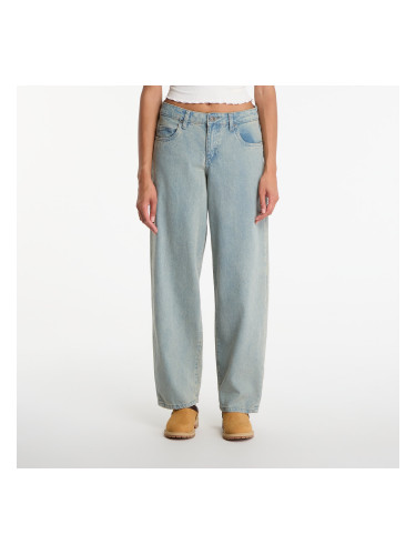Дънки Urban Classics Ladies Mid Waist 90´s Jeans New Light Blue Dirty Washed W28