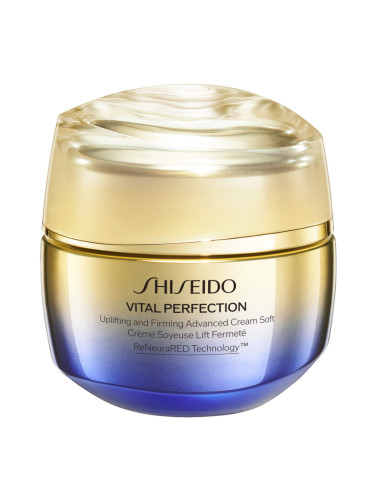 Shiseido Vital Perfection Uplifting and Firming Advanced Cream Soft Омекотяващ крем за лице с усилен лифтинг ефект