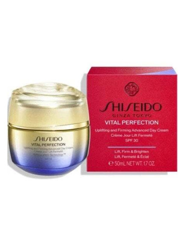 Shiseido Vital Perfection Uplifting and Firming Advanced Day Cream SPF 30 Дневен крем с усилен лифтинг ефект