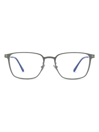 Tom Ford FT6055-D-B 012 56 - диоптрични очила, правоъгълна, мъжки, сиви