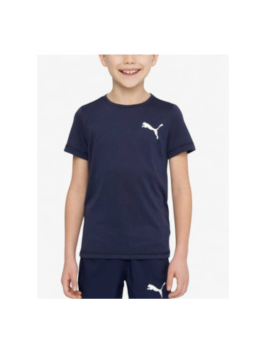PUMA Active Small Logo Tee Blue