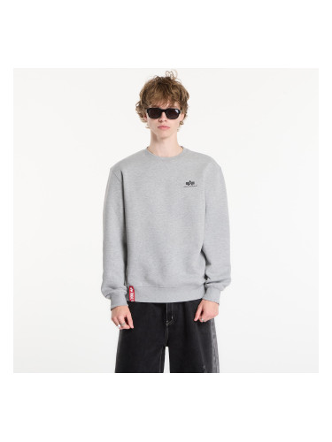 Суитшърт Alpha Industries Basic Small Logo Sweatshirt Grey Heather L