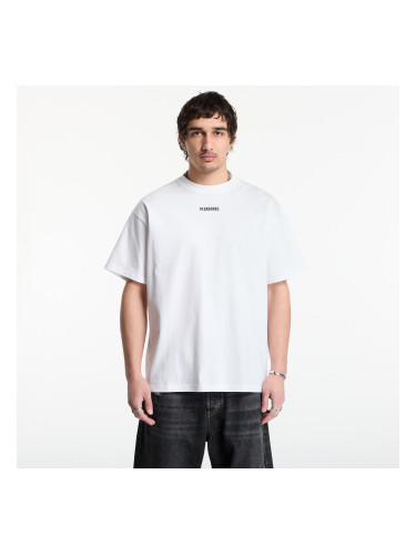 Тениска PLEASURES Wordmark T-Shirt White L