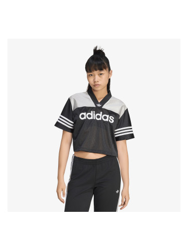 Джърси adidas Crop Jersey Black/ Grey Two/ White L