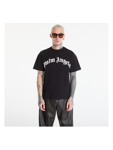 Тениска Palm Angels Curved Logo Regular Tee UNISEX Black/ Off White S