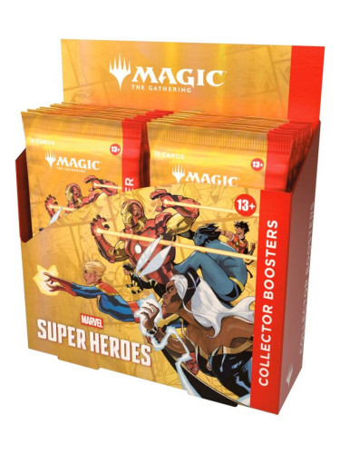  Magic The Gathering: Marvel Super Heroes Collector Booster Display (12 Boosters)