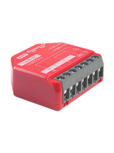 Wi-Fi Smart реле, 16А, 240VAC, 30VDC, Shelly 1PM Gen4, 070717