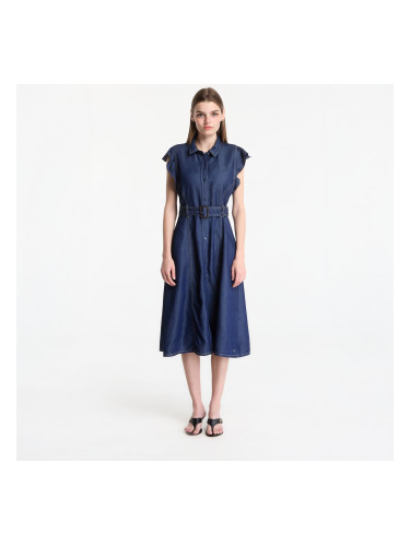 Облекло Tommy Hilfiger Volant F&F Midi Dress Leny Ss Leny XS