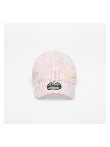 Шапка New Era 9TWENTY MLB Seersucker Oakland Athletics Stone/ Optic White Universal