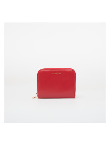 Портфейл Calvin Klein Ck Medium Flap Zip Around Bordeaux Wine Universal