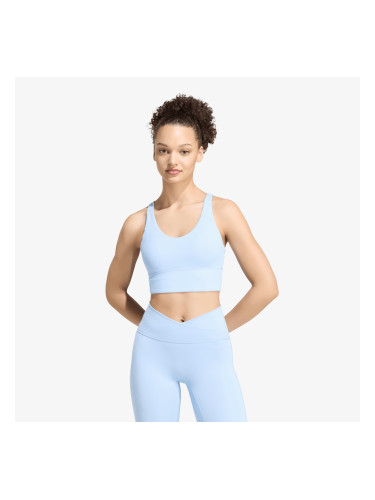 Сутиени adidas 3 Stripes Studio All Me Light Support Bra Glow Blue L