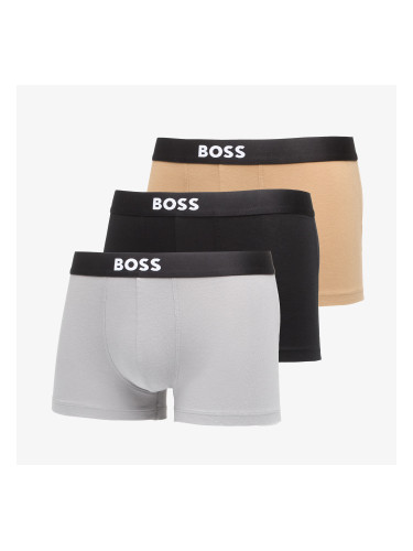 Боксерки Hugo Boss Trunk 3-Pack Boss One Black S