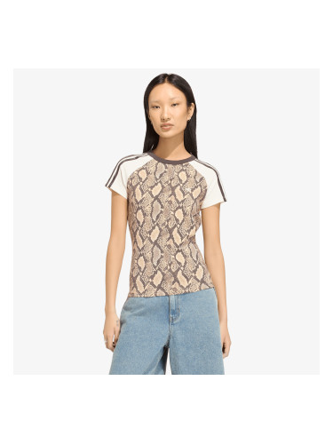 Тениска adidas Snake Print Cali Tee Linen/ Magic Beige S