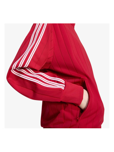 Суитшърт adidas Pinstripe Firebird Loose Tracktop Team Victory Red/ White/ Team Victory Red XL