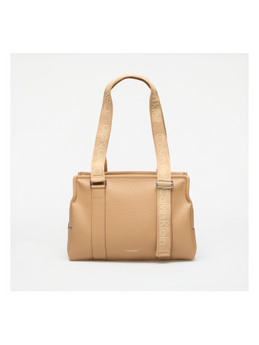 Calvin Klein Webbing Adj Strap Tote Tannin Universal
