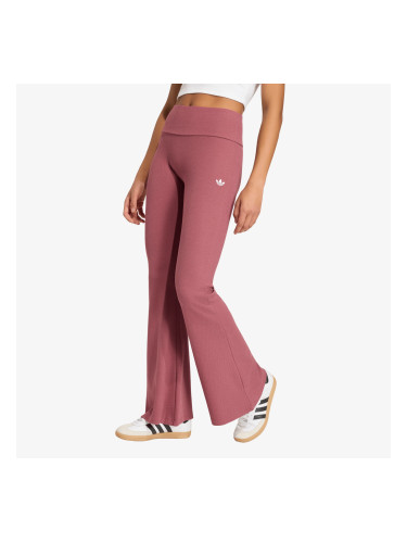 Легени adidas Essentials Rib Flared Leggings Quiet Crimson XL