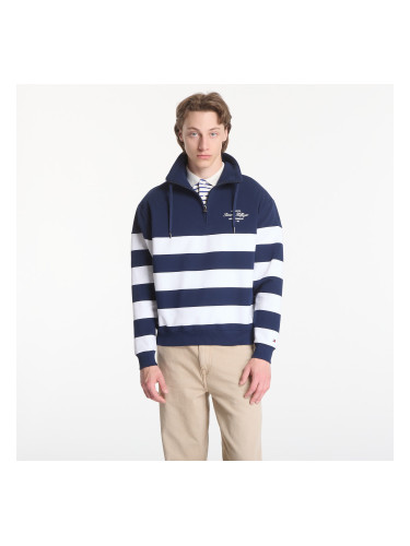 Суитшърт Tommy Hilfiger Nautical Block Stripe 1/4 Zip Carbon Navy M