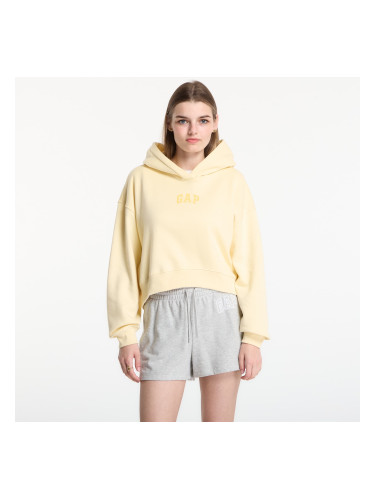 Суитшърт GAP Pg Cropped Po Hood Yellow L