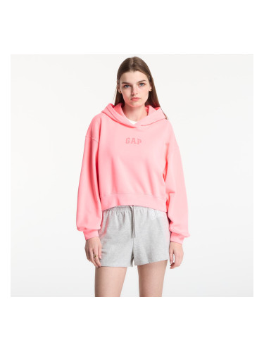 Суитшърт GAP Pg Cropped Po Hood Pink L