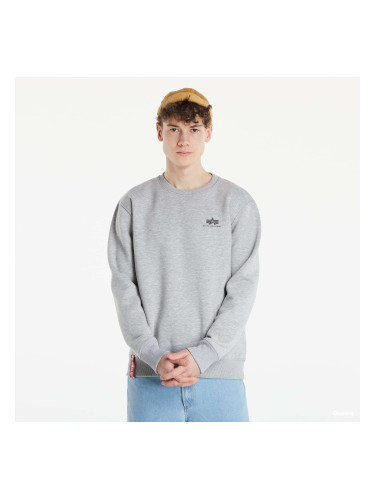Суитшърт Alpha Industries Basic Small Logo Sweatshirt Grey Heather L