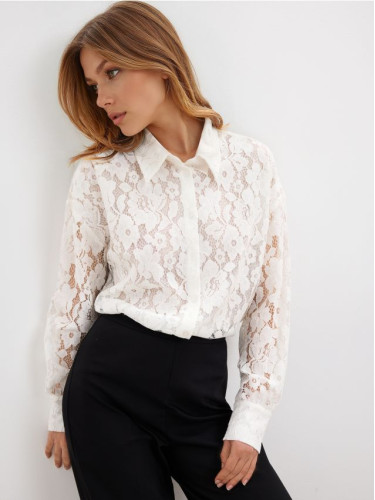 Mohito - LADIES` SHIRT - кремaво