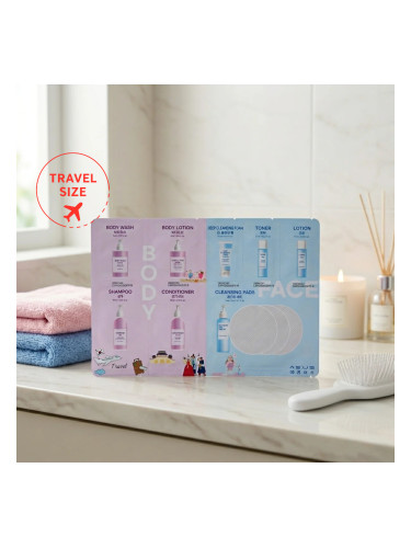 Сет за пътуване - Грижа за кожата и косата в 8 стъпки Travel Size ASUS SKIN & SHOWER KIT 8 STEP