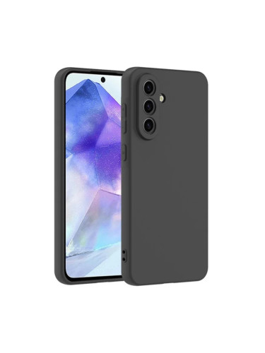 Силиконов кейс iPaky матиран, За Samsung Galaxy A27, Черен