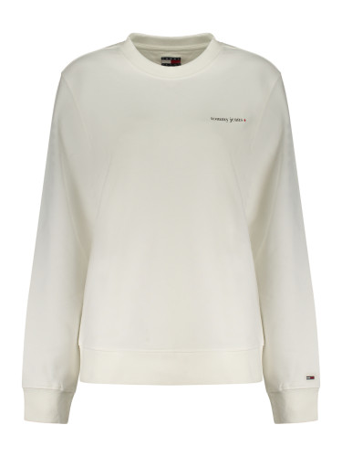 Дамски бял суитшърт без цип TOMMY HILFIGER